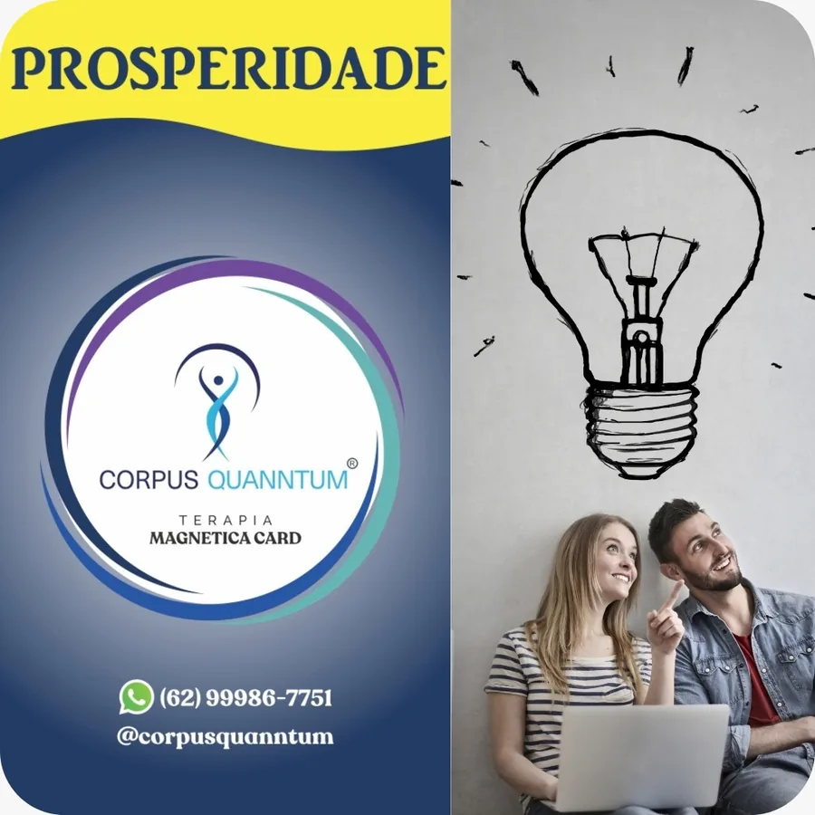 Cartão Magnético PROSPERIDADE - Corpus Quanntum